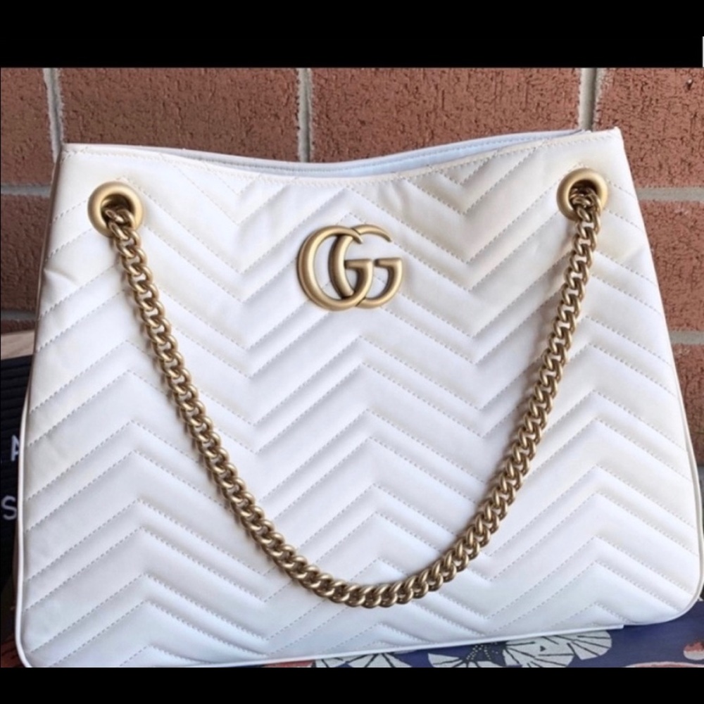 Matisse white leather.